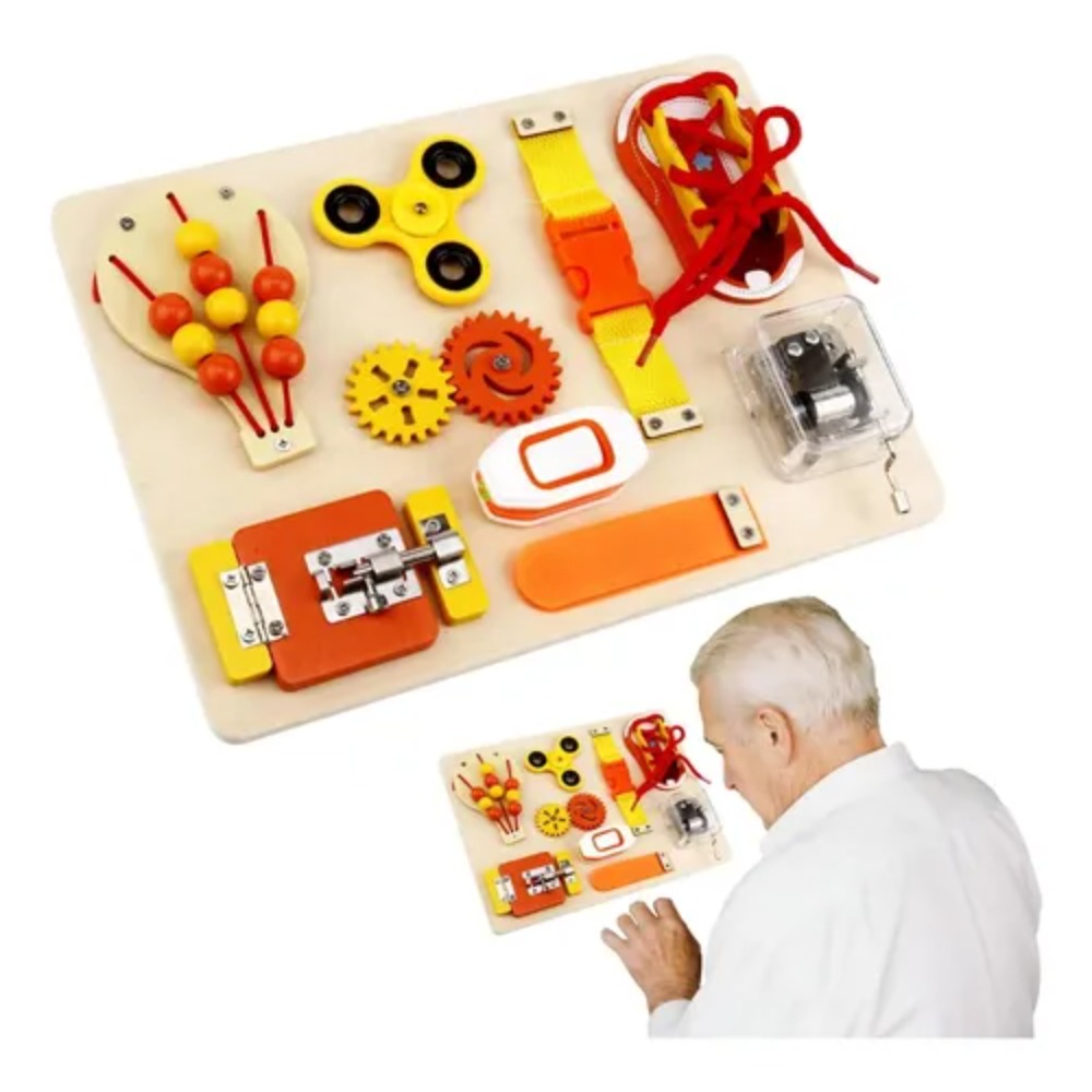 Kids Education Gift - Деревянная развивающая доска Монтессори для малышей: