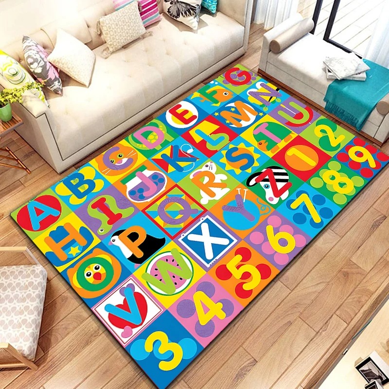 Kids Education Room - Развивающий коврик-мат с алфавитом, цифрами, животными