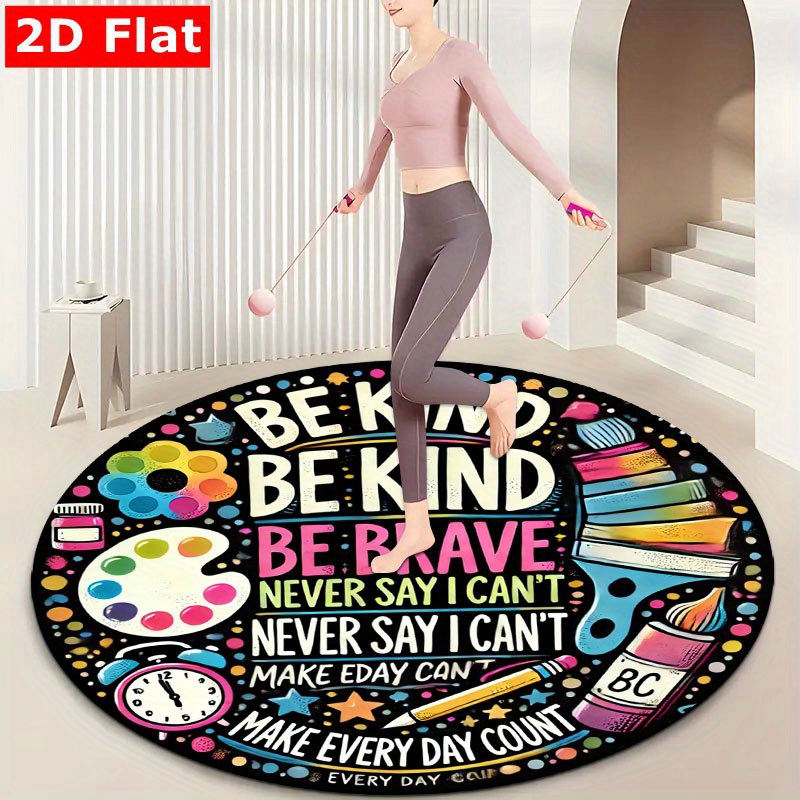 Круглый фланелевый коврик с мо – обзор и цена School Kids Education Quotes