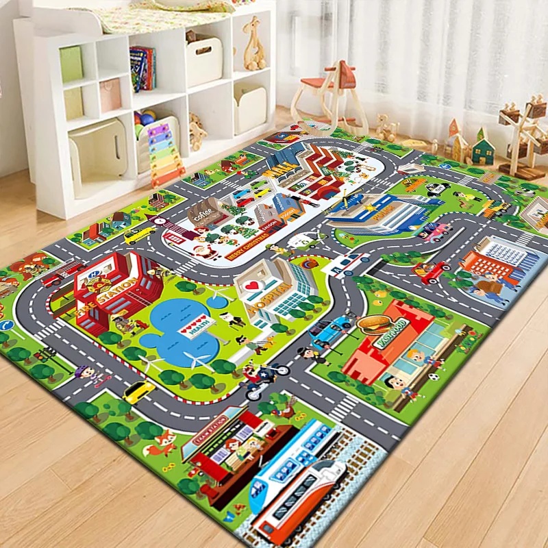 Красочный игровой коврик-карта – обзор и цена Kids Education Room