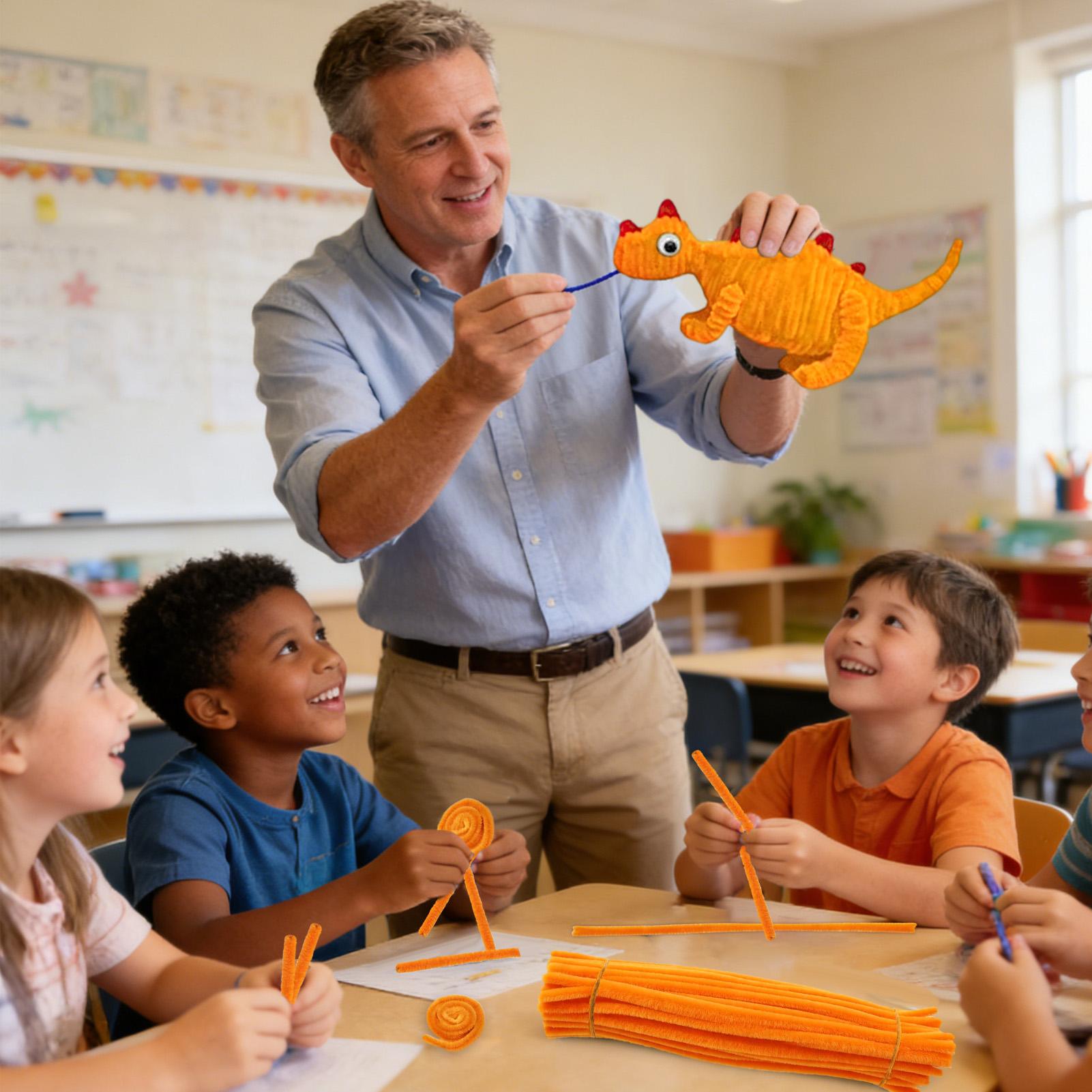Плюшевые трубочки-шенилл для д – обзор и цена Kids Education Things