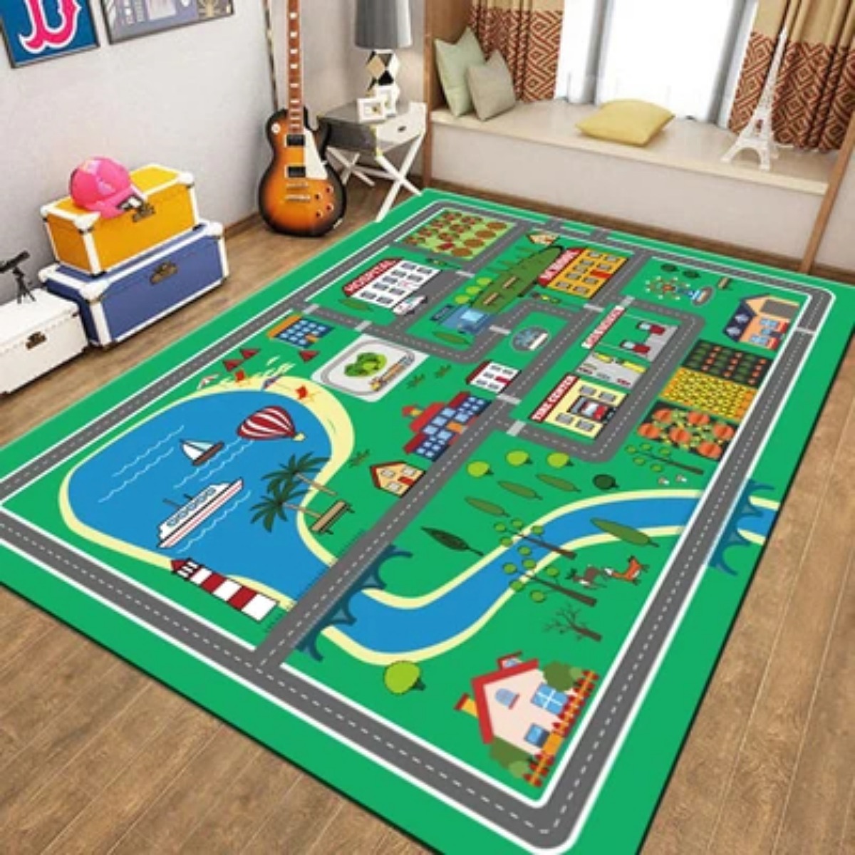 Дорожный коврик-карта для дете – обзор и цена Kids Education Room