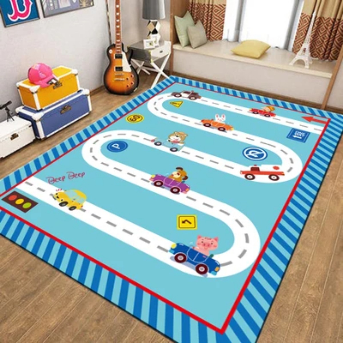 Дорожный коврик-карта для дете – обзор и цена Kids Education Room