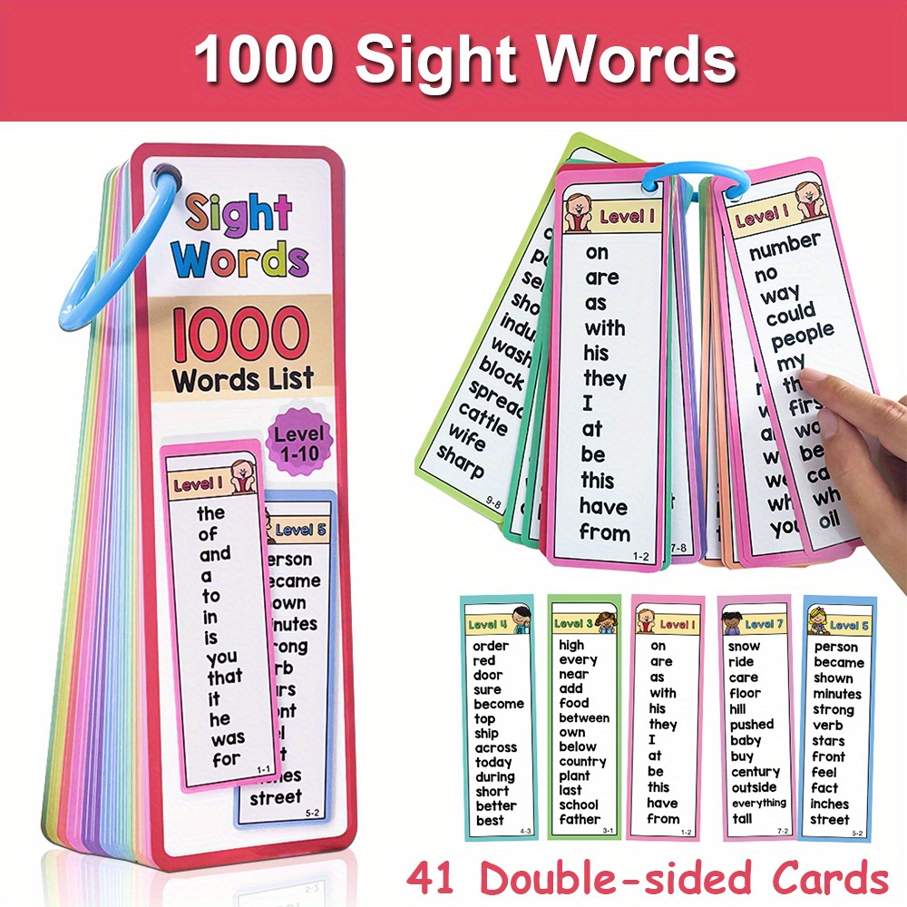 Флэш-карты со словами 1000 для – обзор и цена Kids Education Words