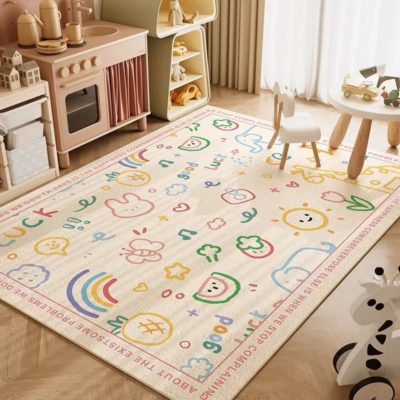 Милый игровой ковер в горошек, – обзор и цена Kids Education Room